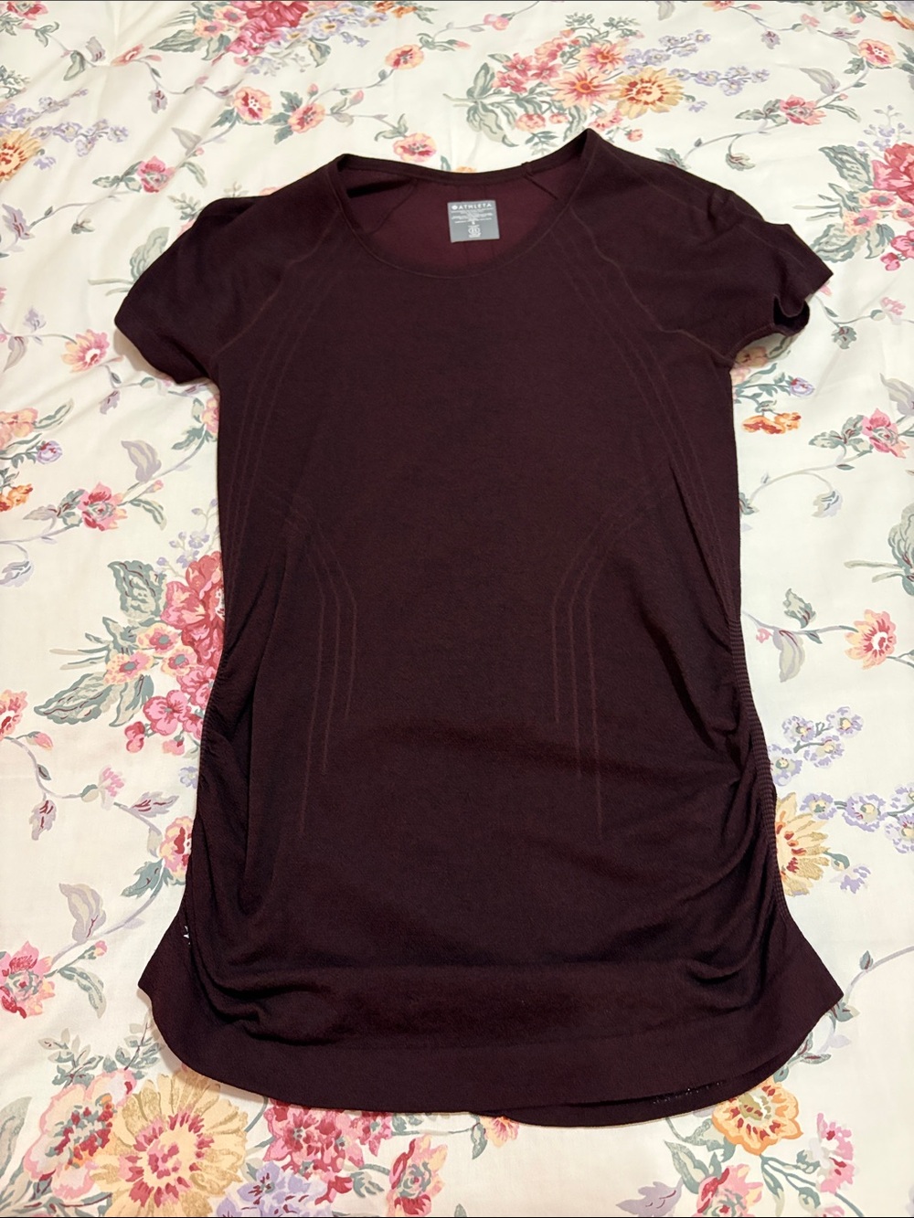 Athleta Short-Sleeve Performance Tee - Plum